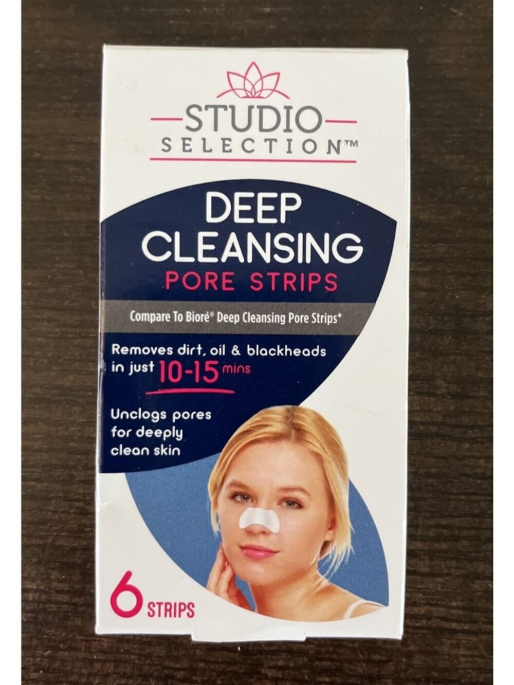 Studio Selection Deep Cleansing Pore Strips Removes Dirt Oil Blackheads 5ct
